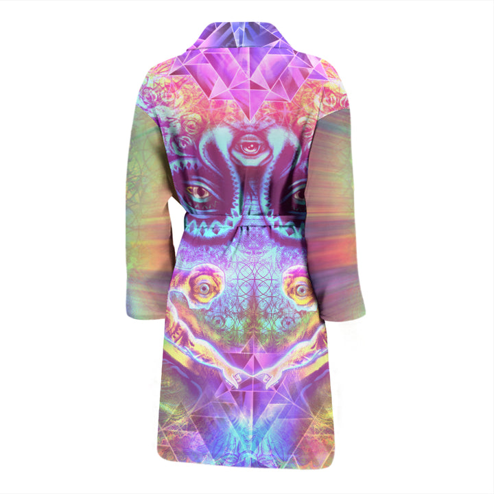 Transition To Butterfly Men's Bath Robe | Salvia Droid