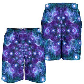 Mens Trippy Geometry Shorts | Cameron Gray
