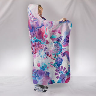 Entheogenic Vimana | Hooded Blanket | Dylan Thomas Brooks