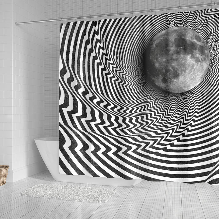 Moon Mania "A" | Shower Curtain | Makroverset