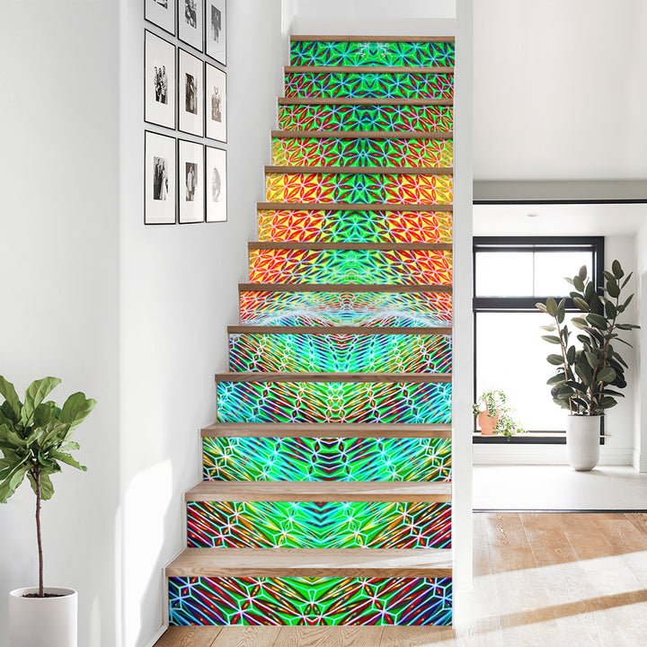 insectoid stair stickers | Bart Van Hertum