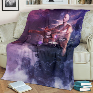Insight Meditation | Premium Microfleece Blanket | Cameron Gray