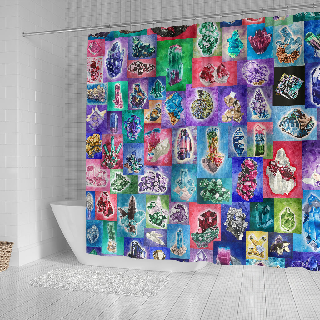 Gem Quilt Shower Curtain | Dylan Thomas Brooks