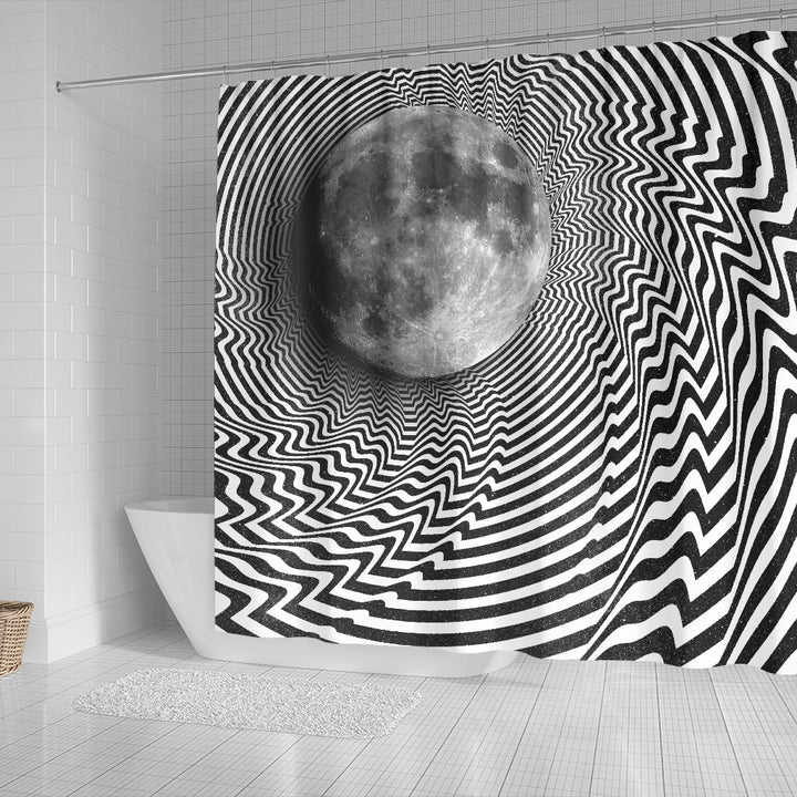 Moon Mania "B" | Shower Curtain | Makroverset