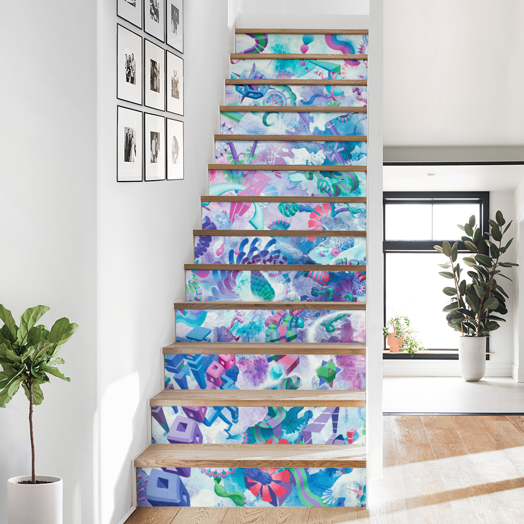 Garden of the Pinecone | Stair Stickers | Dylan Thomas Brooks