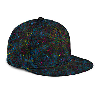 Blue Network Snapback Hat | Maji