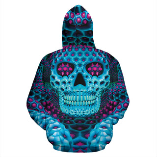 Cyan Skull | Hoodie | Psypepper