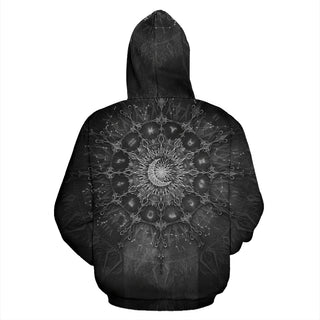 Zodiac Calendar Mandala - Darkness | Hoodie | Mandalazed