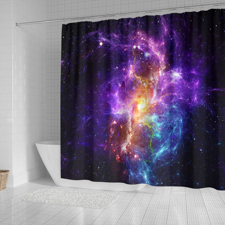 Nebula Field Shower Curtain | Yantrart