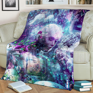 Cosmic Consciousness | Premium Microfleece Blanket | Cameron Gray