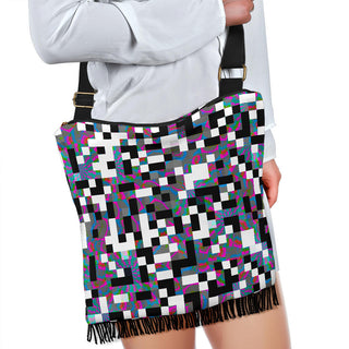 CHECKERED BOHO BAG | Hubert S