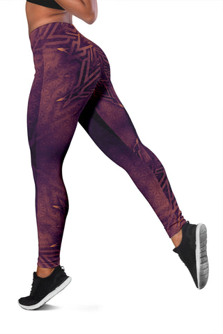 Mystical Aum Chakra Mandala - Amethyst | Leggings | Mandalazed