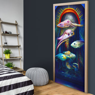 Sacred Aquarium Door Sock | Michael Garfield