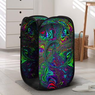 ACID FIBONACCI SWIRL | LAUNDRY HAMPER | IMRAN