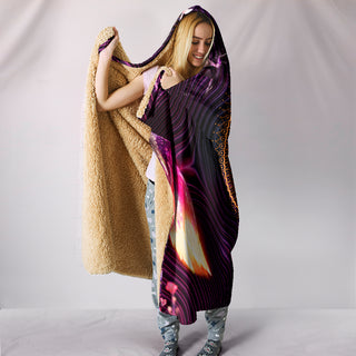 Humming || Hooded Blanket by Cosmic Shiva