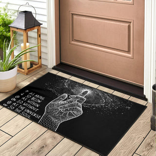 as above so below Door Mat | Brock Springstead