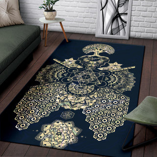 Geometric Gold | Rug | Mil Et Une