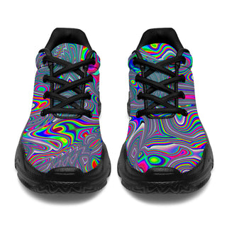 ACID BLUE CHUNKY SNEAKERS | HUBERT S