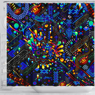 FABRIC SHOWER CURTAIN | TAS VISUALS