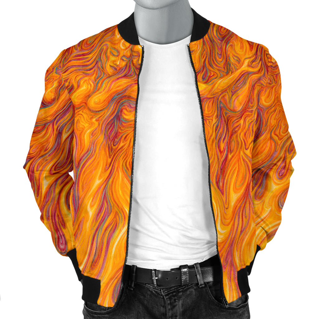 FLAMES OF PASSION BOMBER JACKET | MARK HENSON