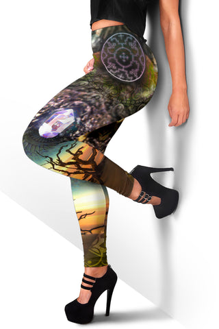 CrystalHealing || Leggings by Cosmic Shiva