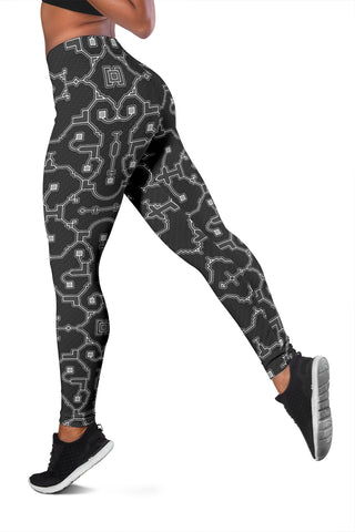 Shipibo Conibo - Black | Leggings | Mandalazed
