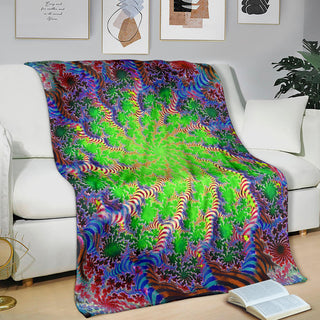 Electric Hum | Microfleece Blanket | Makroverset