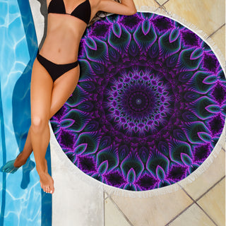 Infinite Mandala | Beach Blanket | Cameron Gray
