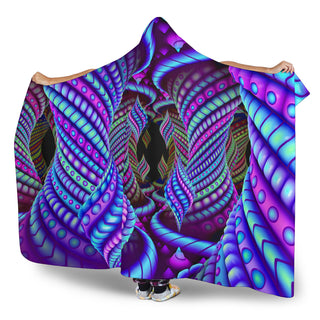 Spirals 1 | Hooded Blanket | Psypepper