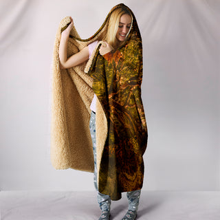 TempleTree | Hooded Blanket by Cosmic Shiva