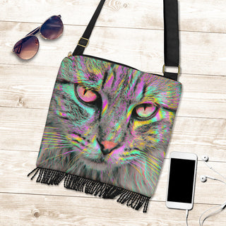 ANGRY KITTY BOHO BAG | HUBERT S