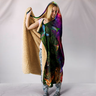 PACHAMAMA || hooded blanket || BY COSMIC SHIVA