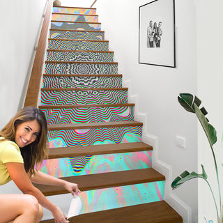 Primordial Glitch | Stair Stickers | Makroverset