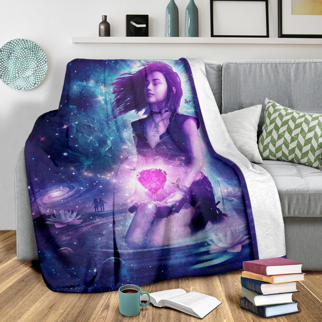 Dream Away | Premium Microfleece Blanket | Cameron Gray