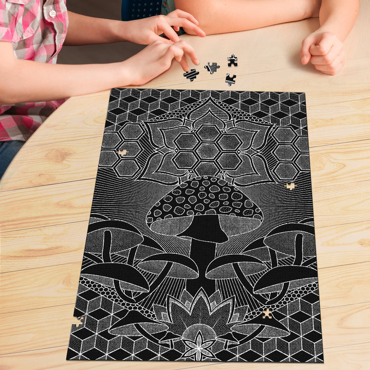 Mushroom Mandala | 500\1000 Pieces Puzzle | Brock Springstead