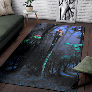 Glitch Forest Rug | Hubert S