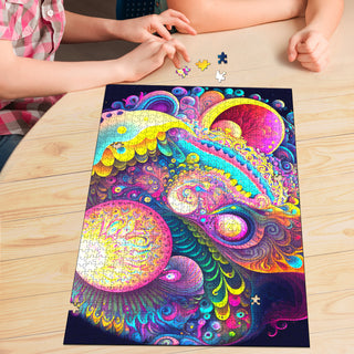 COLOR SPLASH 500/1000 PIECE PUZZLE | ACIDMATH GUY
