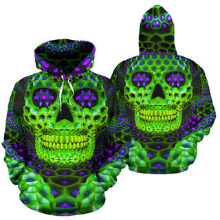Green Skull | Hoodie | Psypepper