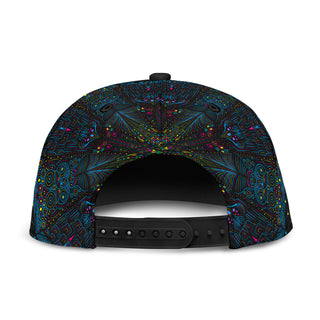 Blue Network Snapback Hat | Maji