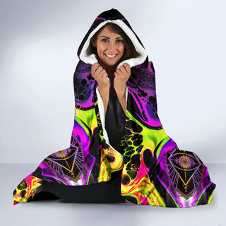 LIQUIDSHAPE || HOODED BLANKET || BY COSMIC SHIVA