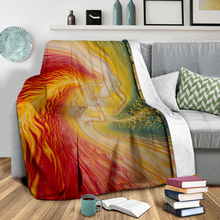 Elemental Attraction Blanket by Mark Henson