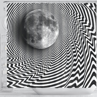 Moon Mania "B" | Shower Curtain | Makroverset