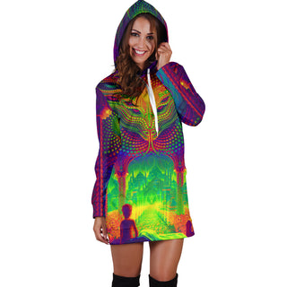 PADWAN HOODIE DRESS | SALVIA DROID