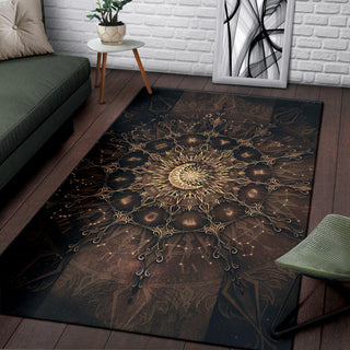 Zodiac Calendar Mandala - Earth | Rug | Mandalazed