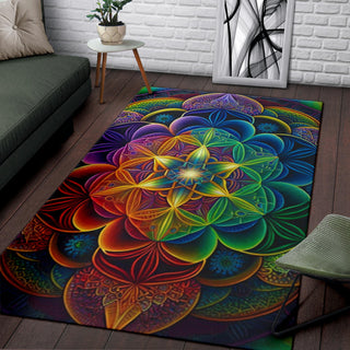 FLOWER LIFE RUG | ACIDMATH GUY