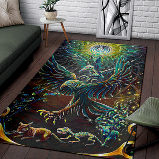 Life Feeds on Life Rug | Gavin Gerundo with Torus Energy Artworks