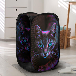 Blue Eye Kitty | Laundry Basket | Hubert Solczynski
