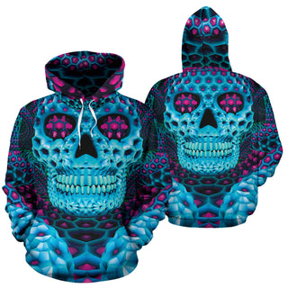 Cyan Skull | Hoodie | Psypepper