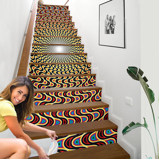 SWIRLS STAIR STICKERS | ROB MACK