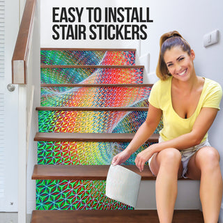Vortex Stair Stickers by Bart Van Hertum